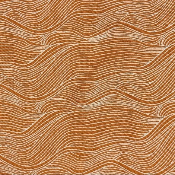 RVCA Strappy Cami Tank Top NEW Womens XS Camel Tan Ripple Wavy Lines Summer Gift - Picture 6 of 8